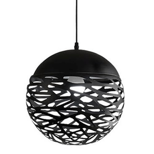Suspension fer industriel E27 lustre plafonnier rond créatif