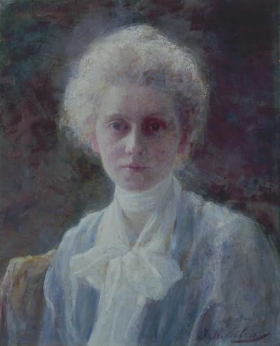 Cuadro de lienzo de Ivan Kobilec retrato Albine Arndt decoración 60x90cm