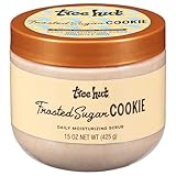 Tree Hut Frosted Sugar Cookie Daily Moisturizing Scrub, Whipped Foamy Exfoliating Body Scrub, Hydrating Formula for Soft, Glowing Skin, 15 oz