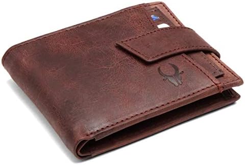 WILDHORN Top Grain Leather wallet for Men I Removable Card Slot I Loop Closure I Handcrafted I Ultra Strong Stitching