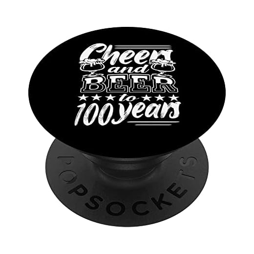 Saludos y cervezas por los 100 años 100 cumpleaños PopSockets PopGrip Intercambiable