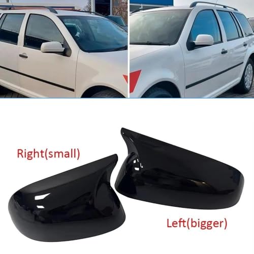 Autocollant pour retroviseur cache rayures Passat B5 noir - 4