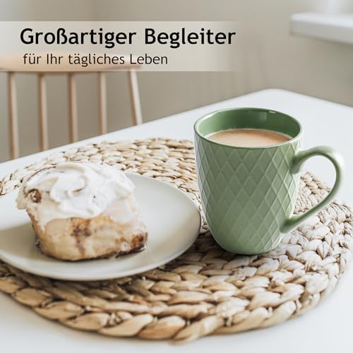 MIAMIO - Kaffeetassen Set 6 x 350 ml - Palmanova Collection (Jungle) – Bild 4