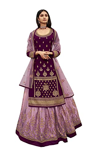 Image of Delisa New Indian /Pakistani Eid Special Party /Ethnic wear Georgette Straight Ghagra Style Salwar Kameez Suit for Womens-2085