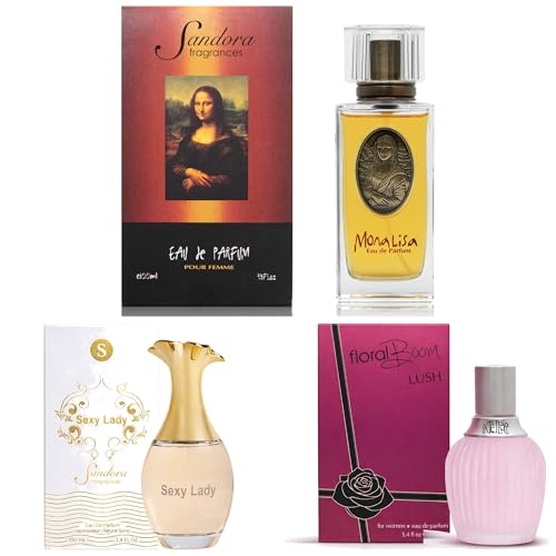 Sandora Fragrances Women's Perfume 3-Pack – Eau de Parfum –