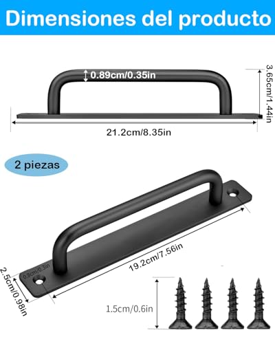 Jaladeras para puertas de aluminio 2 Imagen adicional