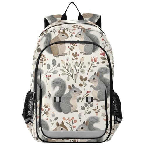 Sac à dos pour ordinateur portable 14 pouces enfants motif écureuils