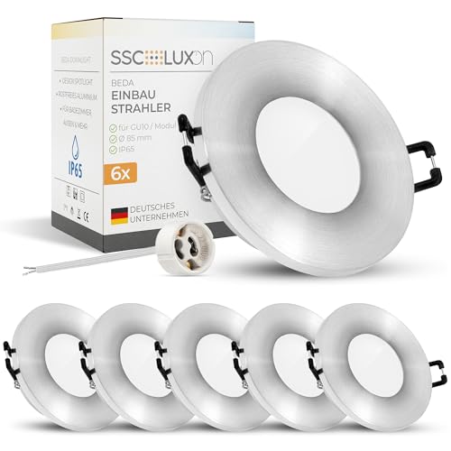 Focos GU10 BEDA de corte flexible 60-75mm para evitar reformas en techo