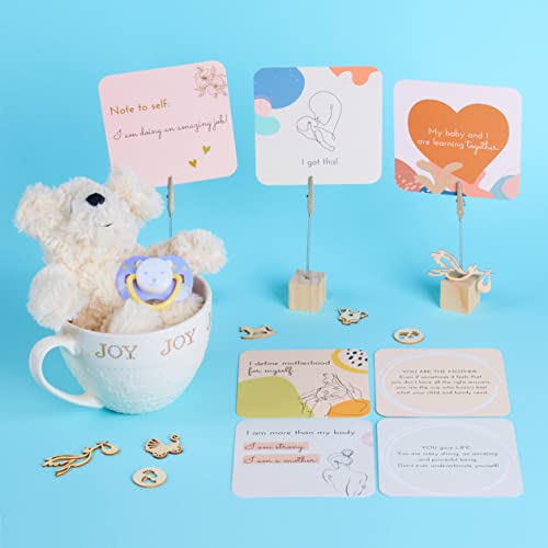 Ariond 31 New Mom Affirmation Cards For Post Partum Self Care With Empowering Messages On The Verso Of Each Card | New Mom Gifts For Women After Birth, New Mom Essentials, Postpartum Gifts For Mom #TOP1