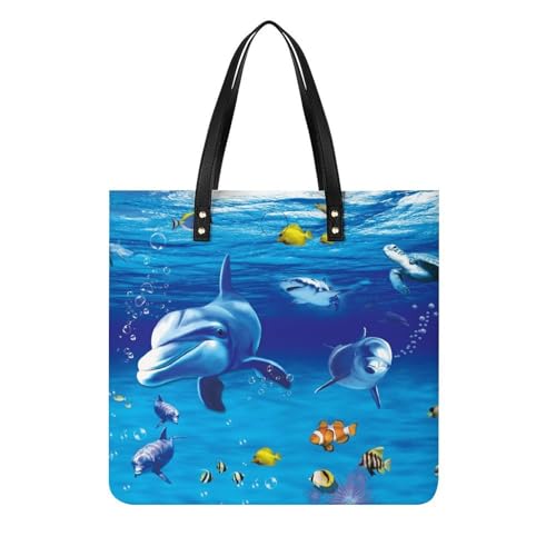 Sac à bandoulière requin et poisson idéal pour escapades de week-end et plage