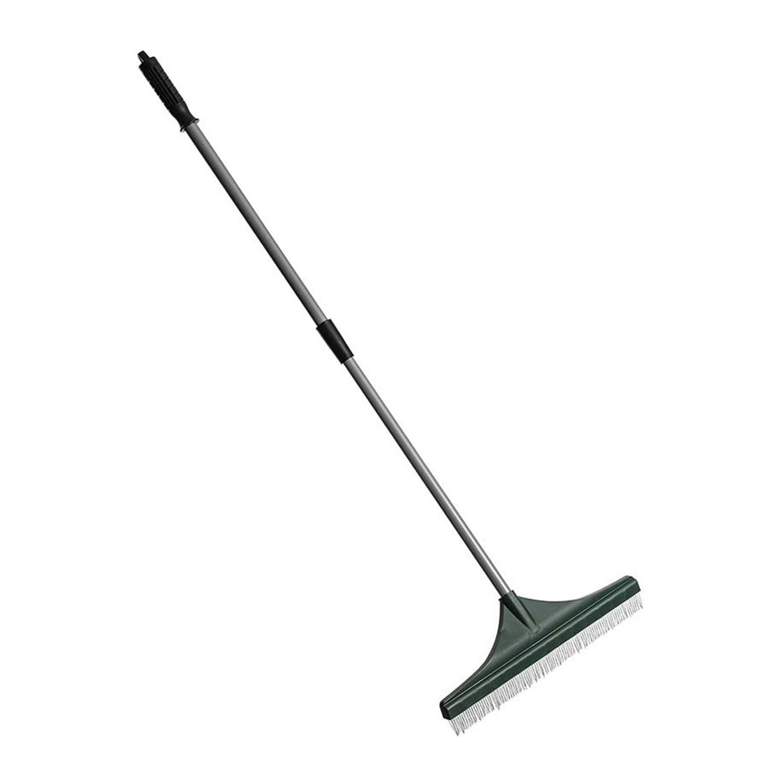 Rastrello da Giardino, rastrello livellatore per Prato, rimozione delle Erbacce e per Lavorare Il Terreno, Muschio per Raccogliere detriti Sciolti tra Le Piante