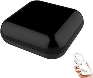 Kiboule Wifi Ir Rf Remote Controlador Universal Controle De Voz Inteligente Vida Doméstica Tudo Em Um Remoto Compatível Com Tuya Alexa Google Home Preto