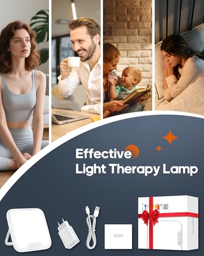 SAD lampe de luminothérapie portable luminosité réglable en continu - 7