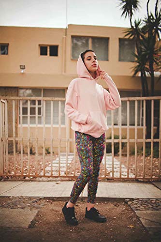 Image of sissycos Women's 80s Leggings Neon Artistic Splash Printed Pants