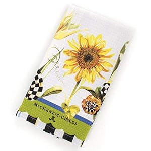MACKENZIE-CHILDS Sunflower Dish Towel MACKENZIE CHILDS Sunflower Dish Towel