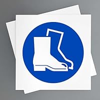 vsafety 41081 ax-s Guanti di protezione deve essere indossato obbligatoria PPE Sign, Autoadesivo, paesaggio, 300 mm x 100 mm, colore: blu