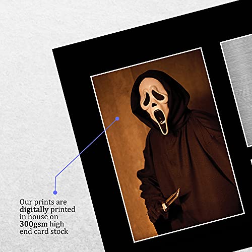 HWC Trading A4 Roger L Jackson Scream Ghost Face Gifts Printed Signed Autograph Picture for Movie Memorabilia Fans - Image 4