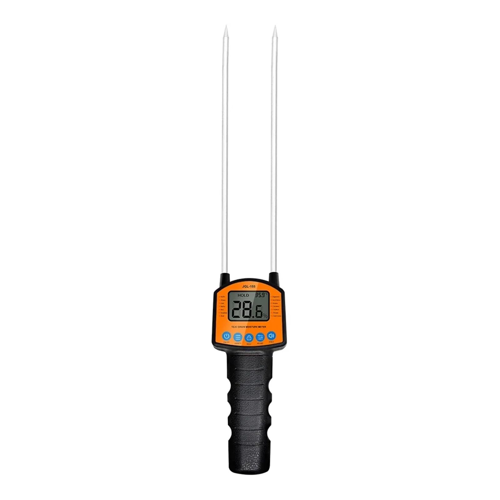 JVDDI Digital Grain Moisture Meter Hygrometer Use For Corn Wheat Peanut Soybeans Grain Measurement Moisture Humidity Tester
