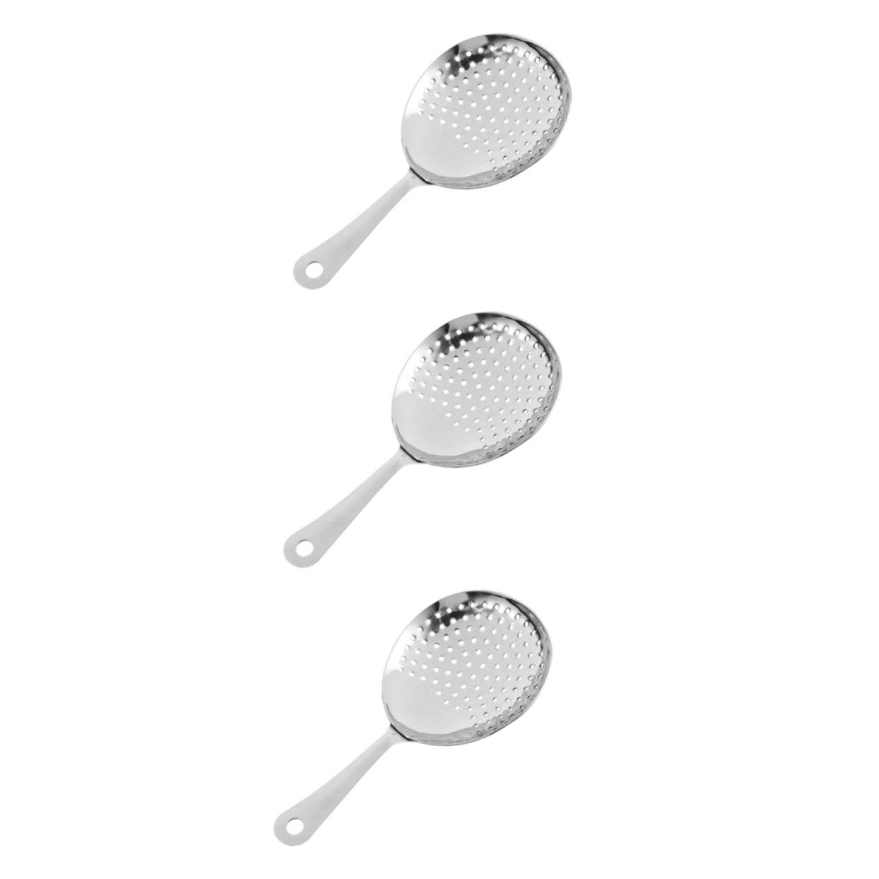 PRETYZOOM Stainless Steel Cocktail Strainer Ergonomic Bar Tool for Mixologists Bartenders Fine Mesh Design for Home Bars Resistant Silver Finish