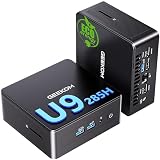GEEKOM IT15 con Intel Ultra 9 285H (15a generazione), 32GB DDR5 RAM e 2TB SSD(Espandibile fino a 128 GB + 8 TB), 99 TOPS | supporto 8K a 120 Hz | WiFi 7 | Windows 11 Pro per Editing Video e Gaming