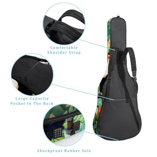 JRHEJTFZ Housse pour guitare acoustique de 1,9 cm d’épaisseur – Imperméable – Durable et élégant – Motif girafe, Multicolore 4., 42.9×16.9×4.7 in, Motif imprimé tendance - Les Beatles, Paul McCartney, John Lennon, RIngo Starr, George Harrison JRHEJTFZ Housse pour guitare acoustique de 1,9 cm d'épaisseur - Imperméable - Durable et élégant - Motif girafe, Multicolore 4., 42.9x16.9x4.7 in, Motif imprimé tendance – Image 4