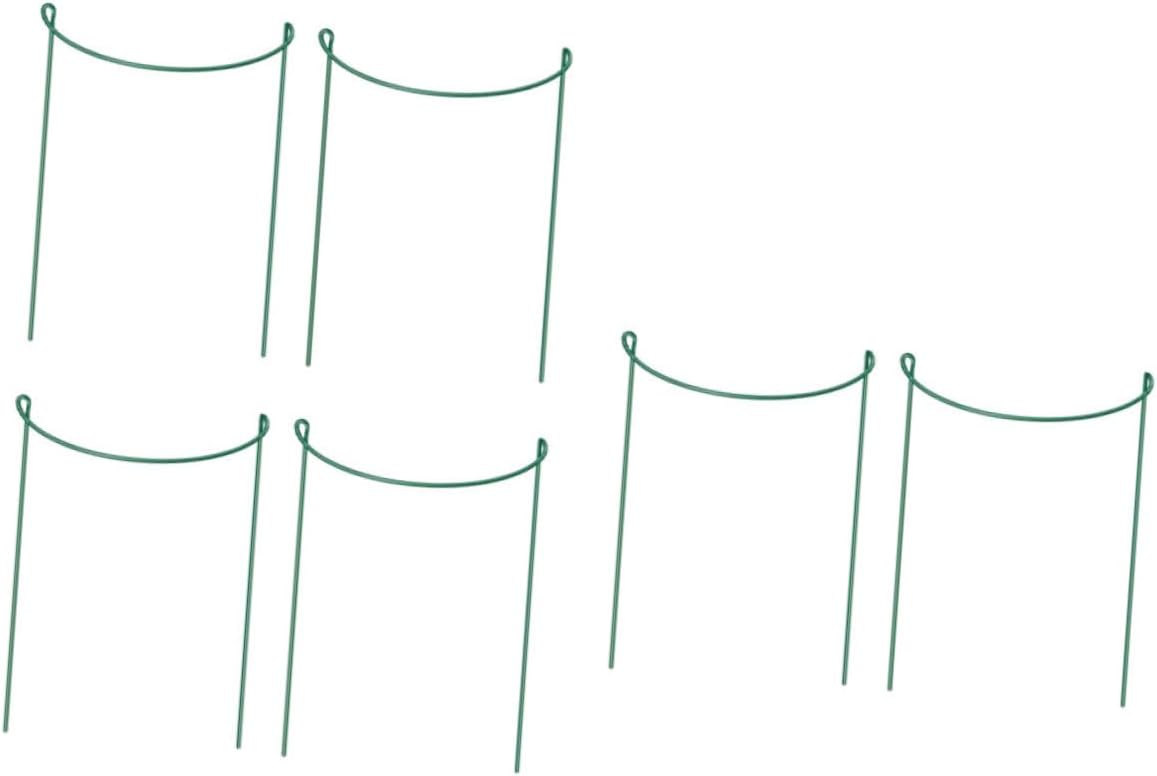 6pcs Half Round Plant Support Stands Plant Trellis Garden Flower Pot Racks