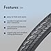26X1.75 Bicycle Tire Replacement Kits 2 Pack, HUIOK 26 Inch Bike Tires Folding Bike Tires Replacement with 2 Tubes and 2 Levers Suitable for Bicycle Tires 26x1.75 26x1.95 26x2.0