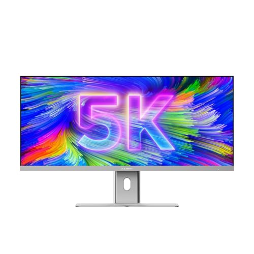 Image of ALOGIC 40 inch Edge 21:9 Ultrawide 5K (5120 x 2160) 100Hz Monitor with USB-C Dock and 90W Power Delivery (Silver)