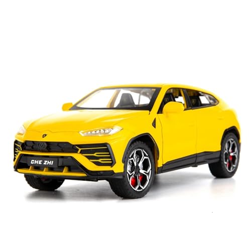 Image of 1:24 Scale Lamborghini Urus Toy Car | Metal Pullback Diecast Car for Kids with Openable Doors, Sound, Light Effects Toy for C ar Enthusiasts (Color As Per Available)