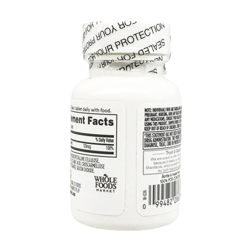 365 by Whole Foods Market, Vitamin K 120 MCG, 100 Tablets - image 5