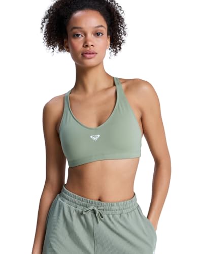 Sujetador mujer Roxy Heart Into It Bra, libertad de movimiento en yoga y pilates