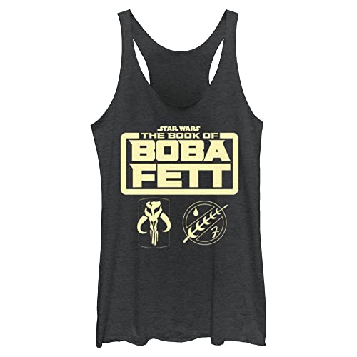Débardeur Star Wars Book of Boba Fett noir chiné taille M pour junior