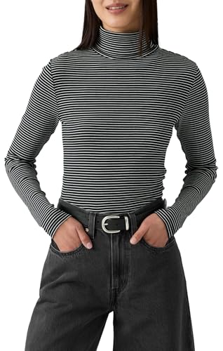Dreamy Turtleneck Annalise Stripe Anthra – Ansicht 5