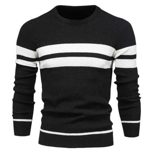 Pull homme col rond automne hiver chaud et décontracté au quotidien