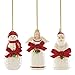 Lenox 886114 Jingles 3-Piece Ornament Set