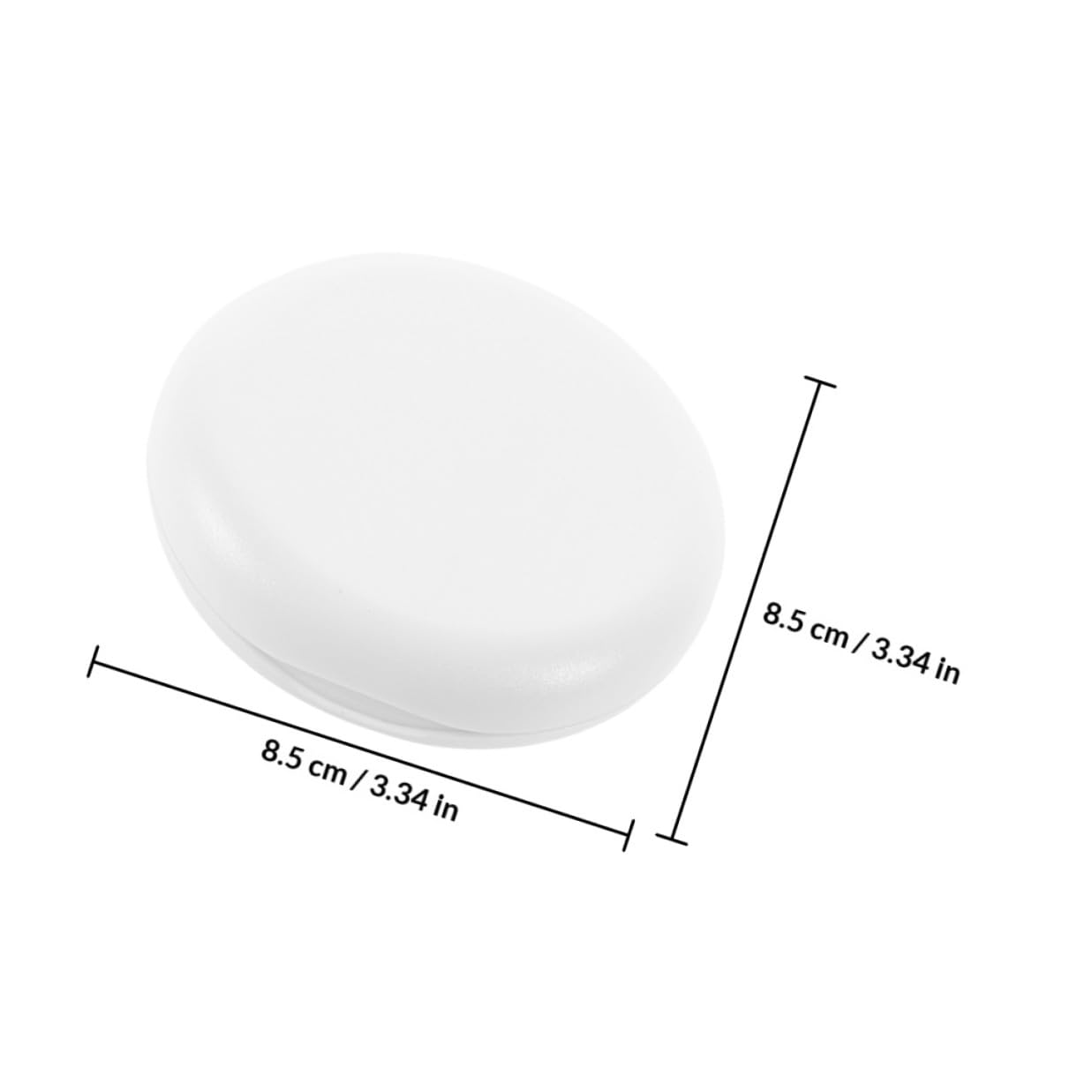 2pcs Denture Storage Case with Mirror, Small Retainer Box for Orthodontic Braces, Portable Dental Retainer Case for Travel and Home Use, White