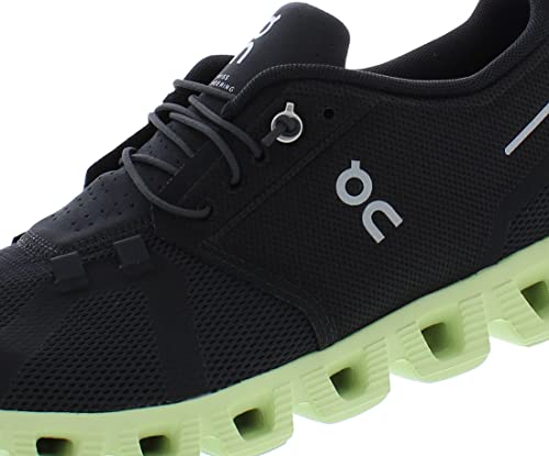 On Men's Cloud 5 Sneakers, Magnet/Oasis, 8.53