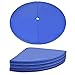 Tangkula Pole Dance Mat, Foldable Round Crash Mat with EPE Foam Padding & PU Cover, Protective Fall Safety Cushion for Home, Gym, Yoga Exercise (Blue, 60