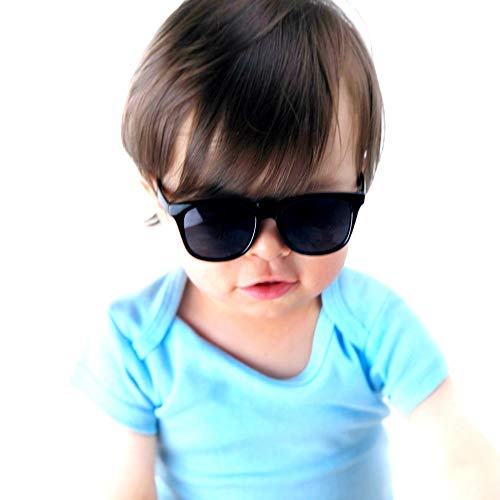 Style Vault Kd3006 Infant Baby Age 0-24 Months Retro 80S Toddler Sunglasses (Black) #TOP2