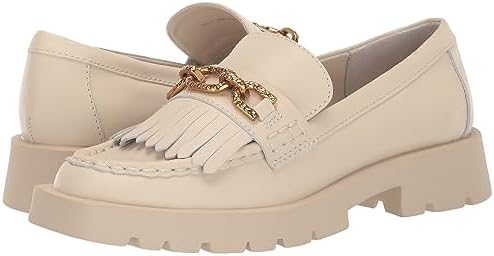 Dolce Vita Women's ERNA Loafer, Ivory Leather, 7 | Image 6
