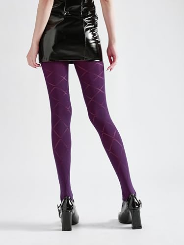 Image of Sahabowi Women Tights, Sheer High Waist Pantyhose, Vintage Control Top Stockings, Siwa9