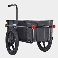 Tiggo VS Plus Fahrrad Lastenanhänger & Handwagen mit 70 Liter Transportbox Fahrradanhänger Transportanhänger 20317 – Ansicht 4