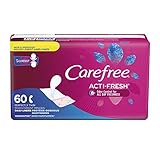 Carefree Body Shape Thin to-Go Pantiliners-Unscented-60 ct