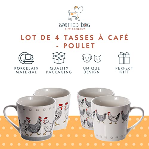 Mignon Mugs Tasses anti-brûlure grand format pour petit-déjeuner