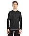 Team 365 Youth Zone Performance Long Sleeve T-Shirt, Black, X-Large