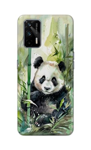 Image of Printed Hard Back Cover for Realme GT 5G Back Cover (Panda -J1) -190724(EA)