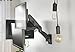 VIVO Height Adjustable Pneumatic Extended Arm Dual Monitor Wall Mount Full Motion Articulating, Fits 2 Screens 17 to 27 inches, Black, MOUNT-V002G