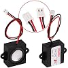 MakerHawk 2PCS 4 Ohm 3 Watt Mini Speaker - Full-Range Portable Advertising Speaker with JST-PH2.0mm-2 pin Terminal