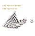 binifiMux 300pcs 2-56 Pan Phillips Machine Screws Hex Nuts Assortment Kit,5/32