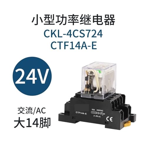Relais intermédiaire petit CKL-4CS pour sécuriser les circuits 24V